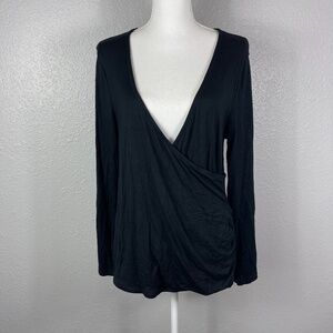 Merona‎ Black Long sleeve shirt large